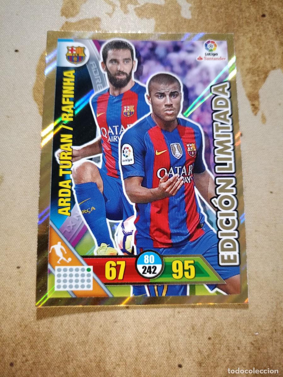 Cromos de Futebol: Edici&oacute;n limitada ARDA TURAN / RAFINHA Adrenalyn 2016-17