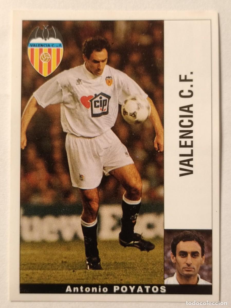 Figurine di Calcio: POYATOS VALENCIA C.F. LIGA 95/96 PANINI