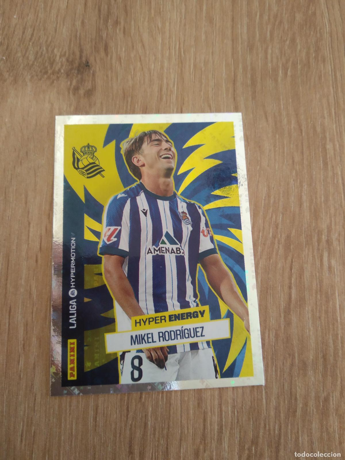 Cromos de F&uacute;tbol: 472 MIKEL RODRIGUEZ REAL SOCIEDAD CROMO FUTBOL PANINI SEGUNDA 25-26 LIGA HYPERMOTION 2025-2026