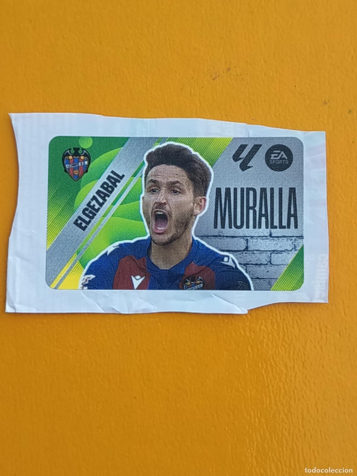 Cromos de f&uacute;tbol: ELGEZABAL. MURALLA. U.D LEVANTE. CHICLES LIGA ESTE 2025-26. PANINI