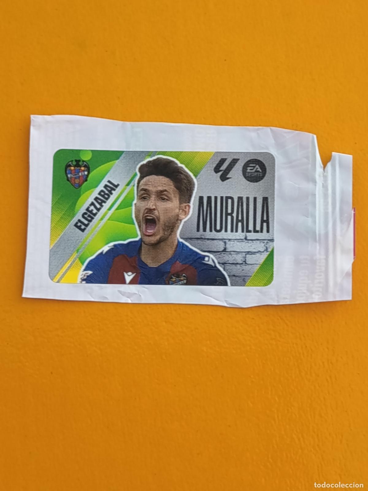 Cromos de f&uacute;tbol: ELGEZABAL. MURALLA. U.D LEVANTE. CHICLES LIGA ESTE 2025-26. PANINI