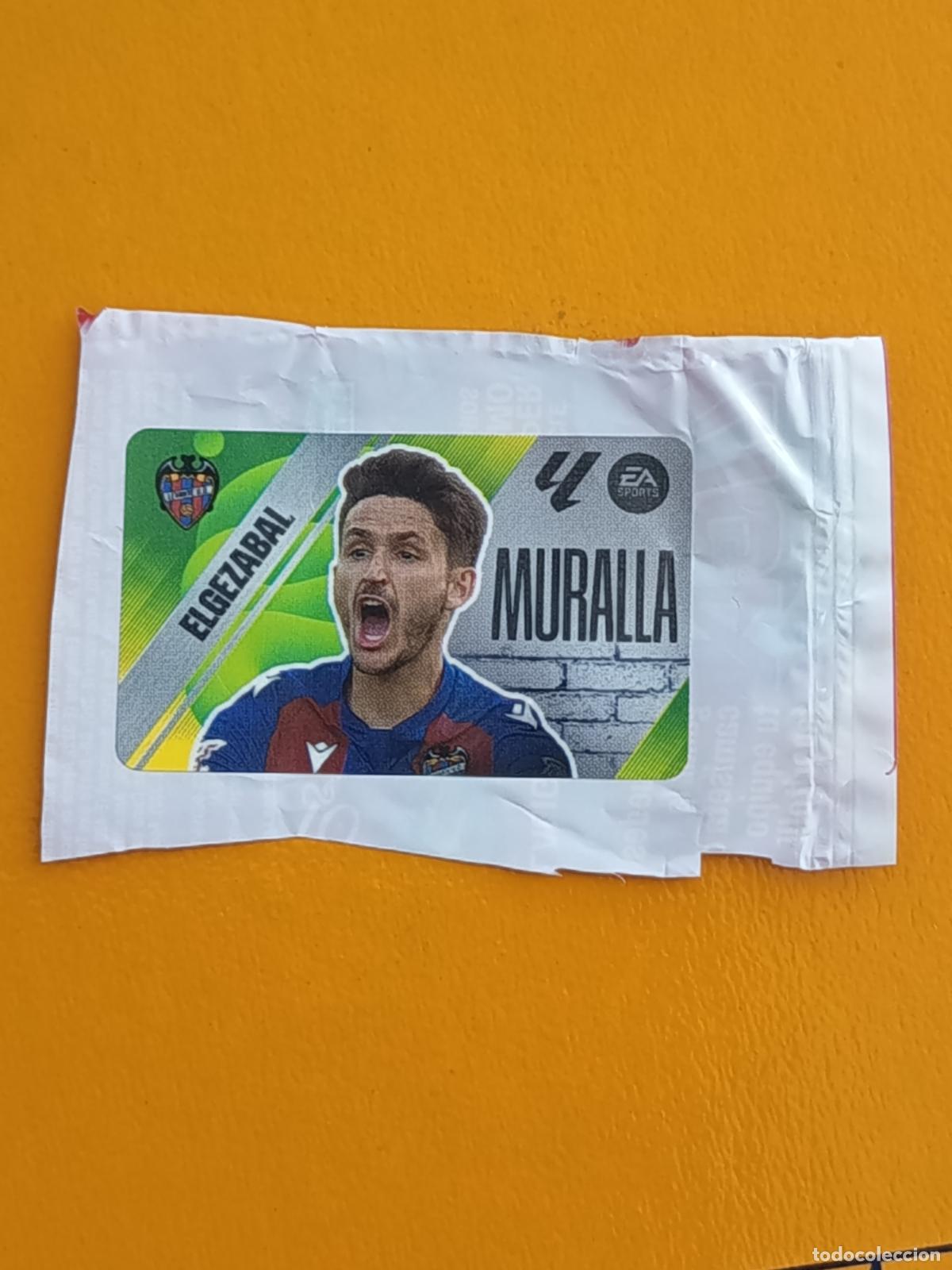 Cromos de f&uacute;tbol: ELGEZABAL. MURALLA. U.D LEVANTE. CHICLES LIGA ESTE 2025-26. PANINI