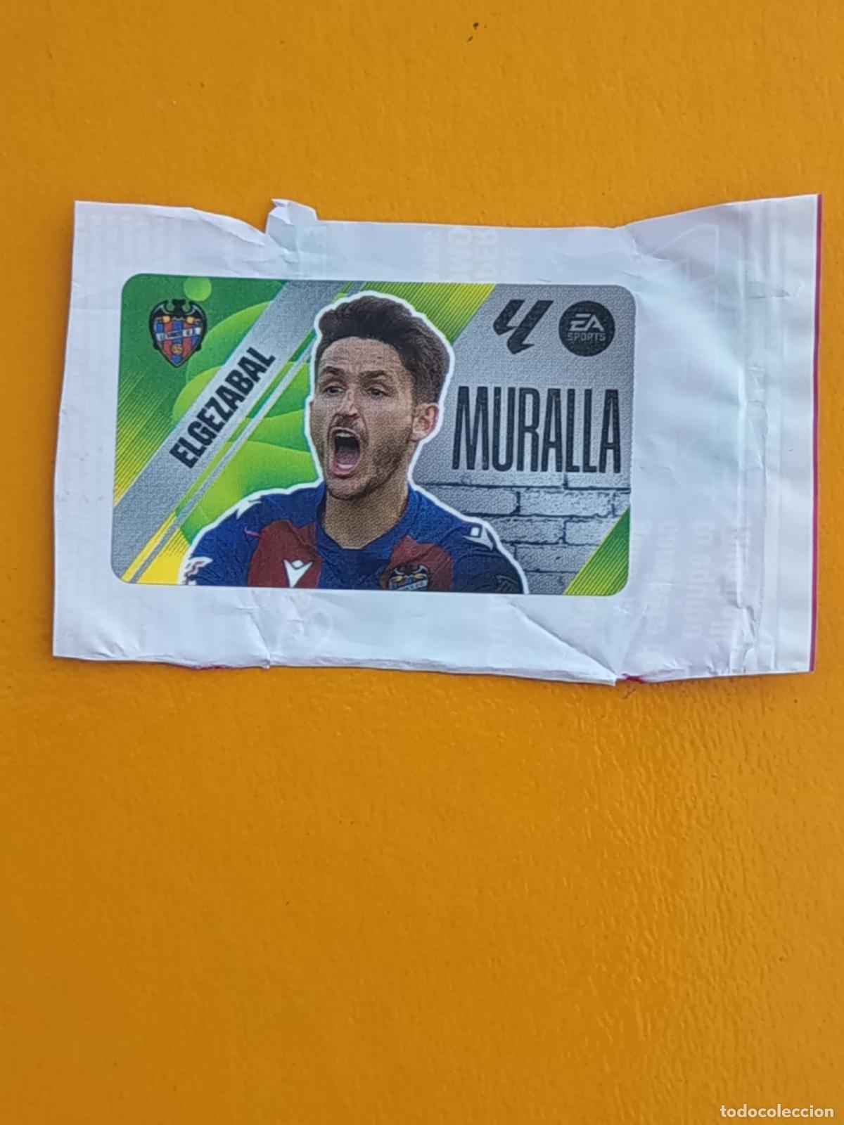 Cromos de f&uacute;tbol: ELGEZABAL. MURALLA. U.D LEVANTE. CHICLES LIGA ESTE 2025-26. PANINI
