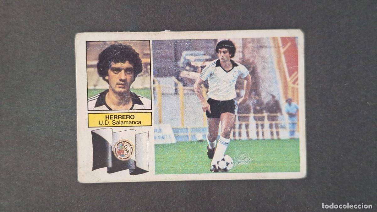Fu&szlig;ball-Sticker: L5 HERRERO U. D. SALAMANCA COLOCA LIGA ESTE 1982 1983 83 83 RECUPERADO DESPEGADO
