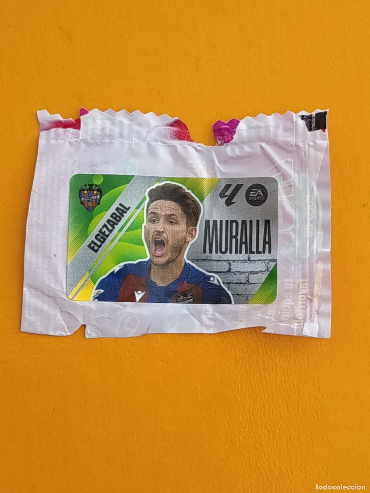 Cromos de f&uacute;tbol: ELGEZABAL. MURALLA. U.D LEVANTE. CHICLES LIGA ESTE 2025-26. PANINI