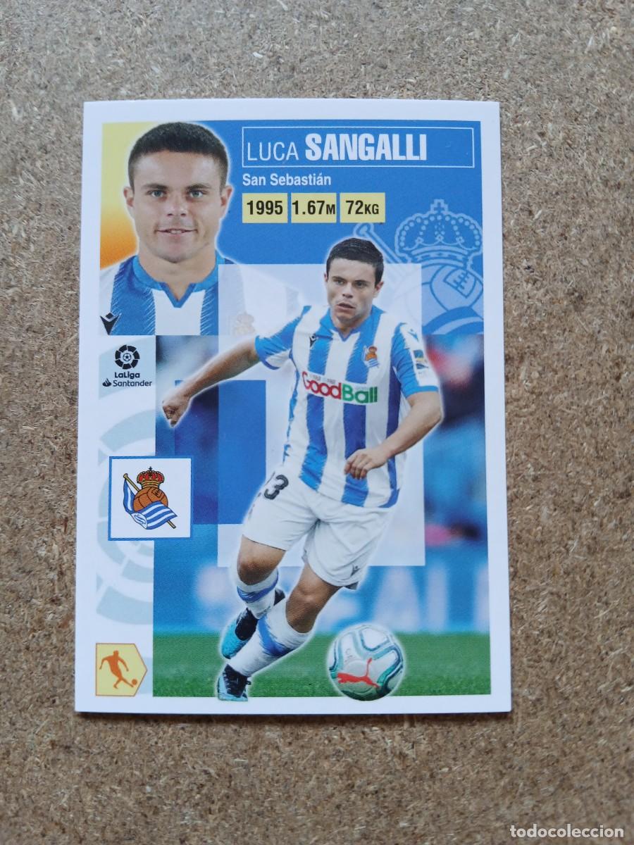 Cromos de F&uacute;tbol: LUCA SANGALLI - REAL SOCIEDAD COLOCA N&ordm; 14 BIS - LIGA ESTE 2020 2021 - 20 21