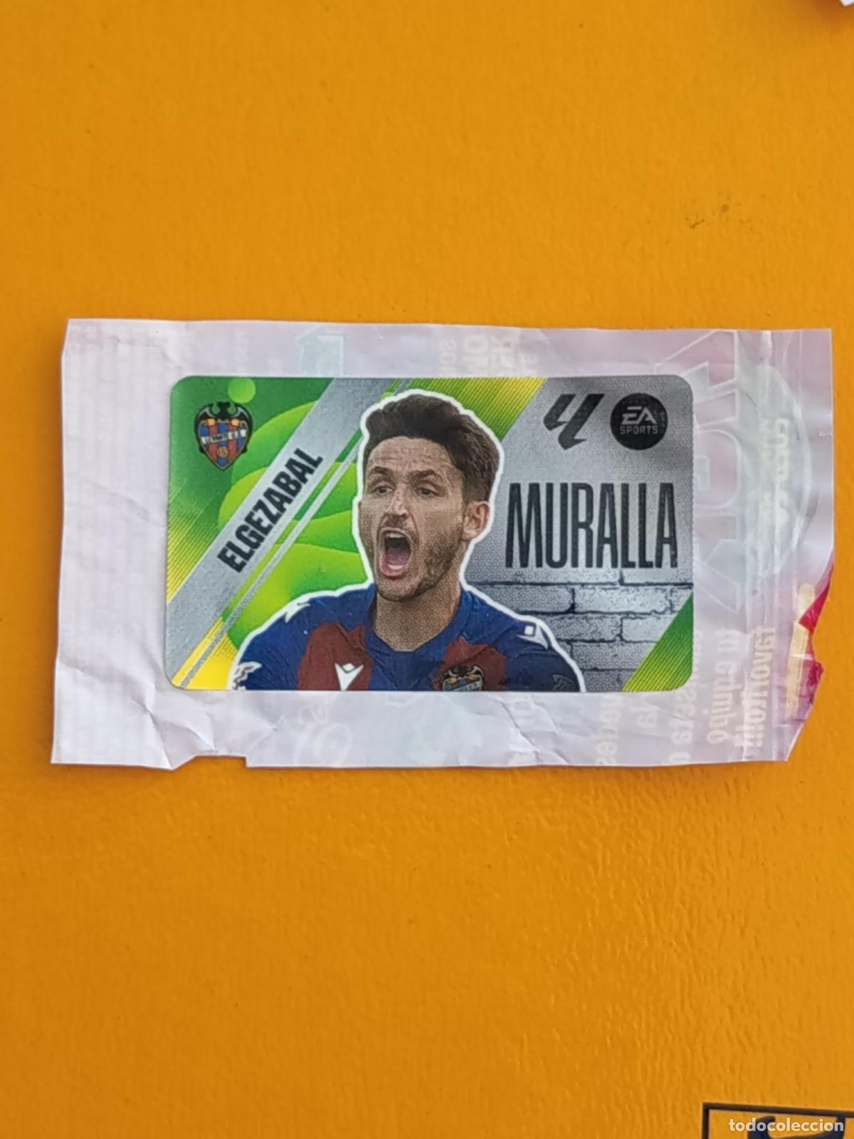 Cromos de f&uacute;tbol: ELGEZABAL. MURALLA. U.D LEVANTE. CHICLES LIGA ESTE 2025-26. PANINI