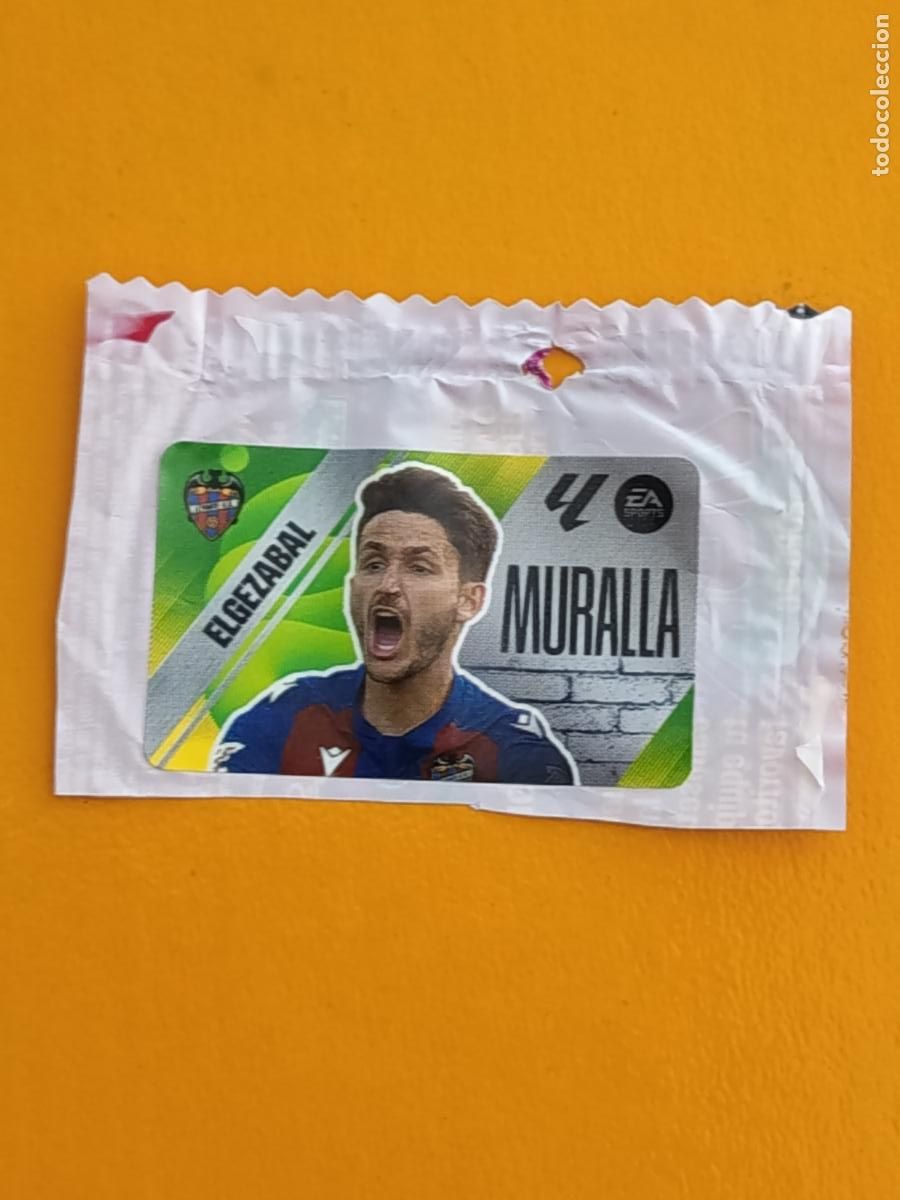 Cromos de f&uacute;tbol: ELGEZABAL. MURALLA. U.D LEVANTE. CHICLES LIGA ESTE 2025-26. PANINI