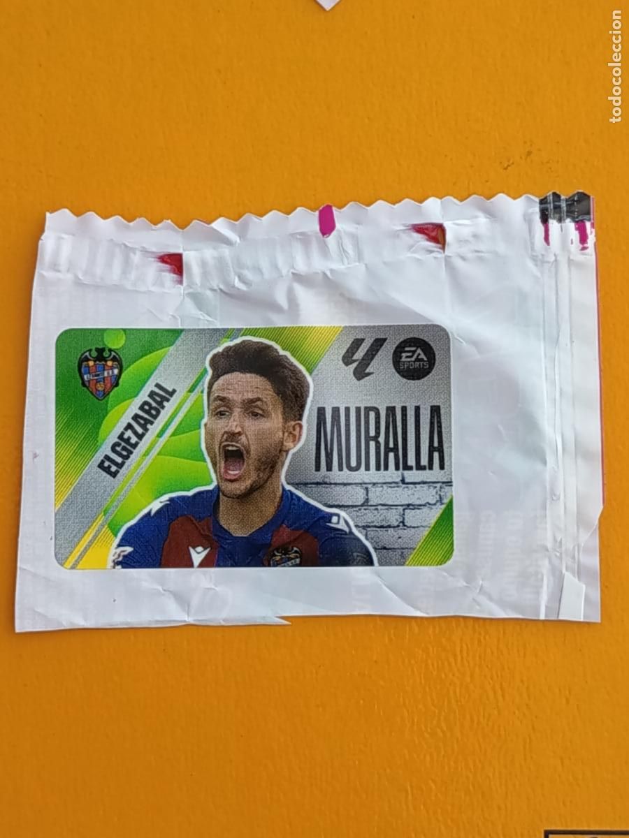 Cromos de f&uacute;tbol: ELGEZABAL. MURALLA. U.D LEVANTE. CHICLES LIGA ESTE 2025-26. PANINI