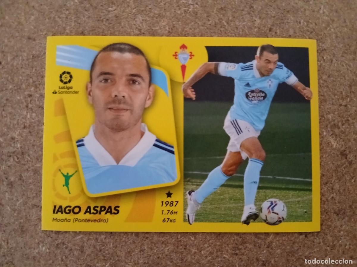 Fu&szlig;ball-Sticker: IAGO ASPAS - RC CELTA N&ordm; 20 - LIGA ESTE 2021 2022 - 21 22