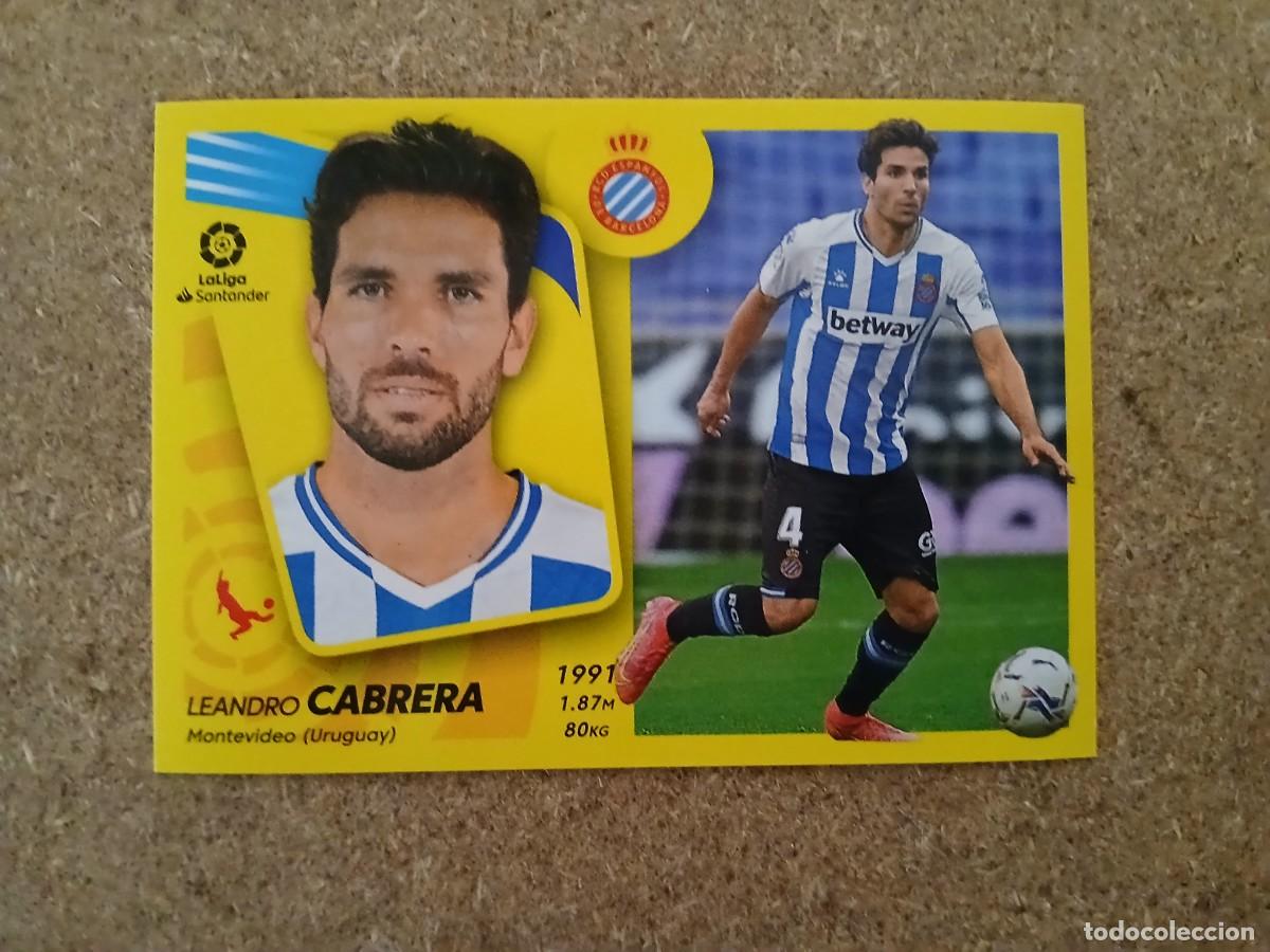Fu&szlig;ball-Sticker: LEANDRO CABRERA - RCD ESPANYOL N&ordm; 9 - LIGA ESTE 2021 2022 - 21 22