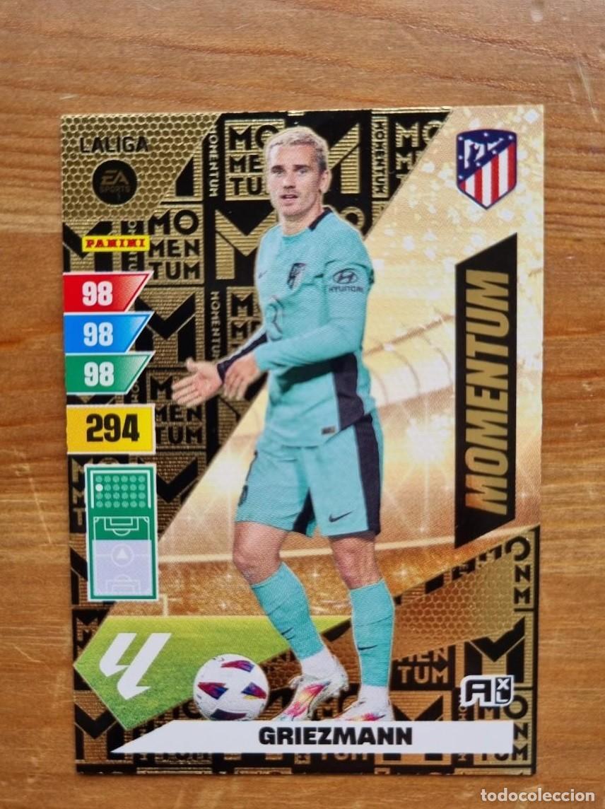 Cartes &agrave; collectionner de Football: GRIEZMANN (Atl&eacute;tico de Madrid) MOMENTUM. Liga 2023 2024 23 24 Adrenalyn XL (Panini)