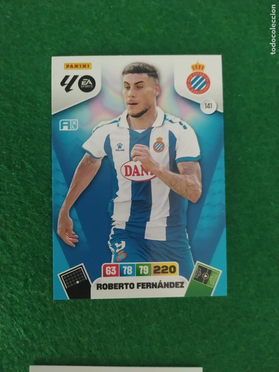 Cromos de F&uacute;tbol: adrenalyn xl 2025 2026 codigo sin activar espanyol n&ordm; 141 roberto