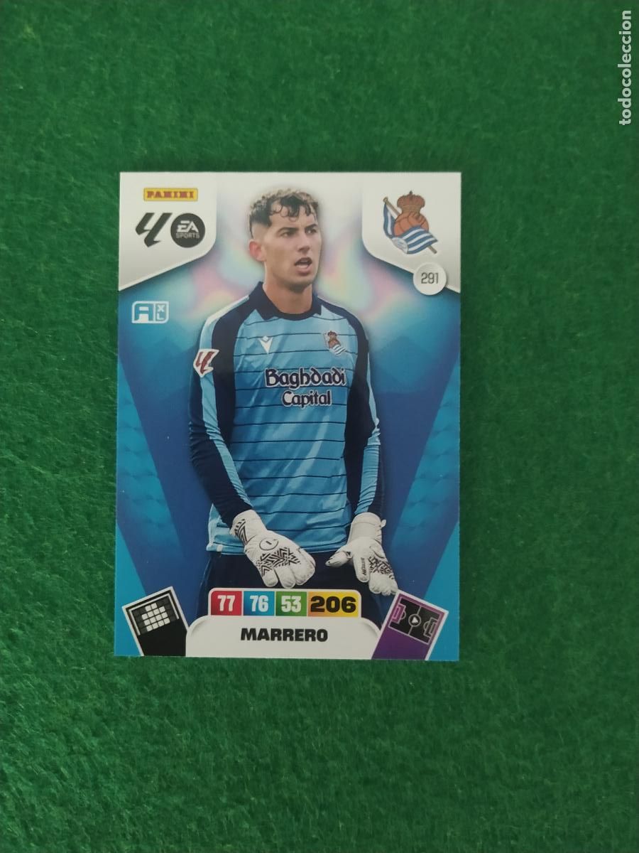 Cromos de F&uacute;tbol: adrenalyn xl 2025 2026 codigo sin activar real sociedad n&ordm; 291 marrero