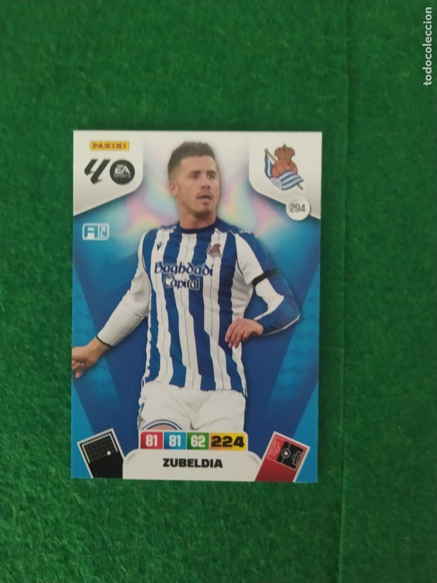 Cromos de F&uacute;tbol: adrenalyn xl 2025 2026 codigo sin activar real sociedad n&ordm; 294 zubeldia