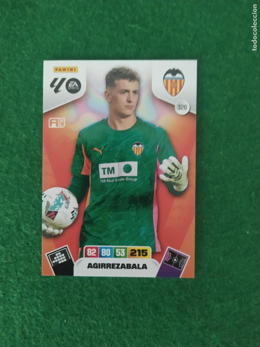 Football Stickers: adrenalyn xl 2025 2026 codigo sin activar valencia n&ordm; 326 agirrezabala