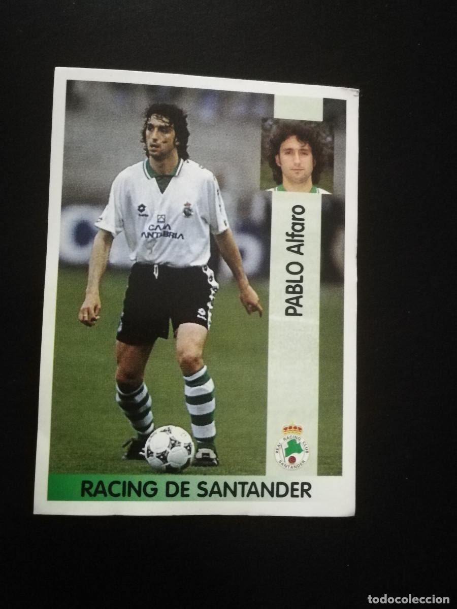 Football Stickers: Pablo Alfaro Baja Racing de Santander , Liga 96 /97, Panini, sin pegar
