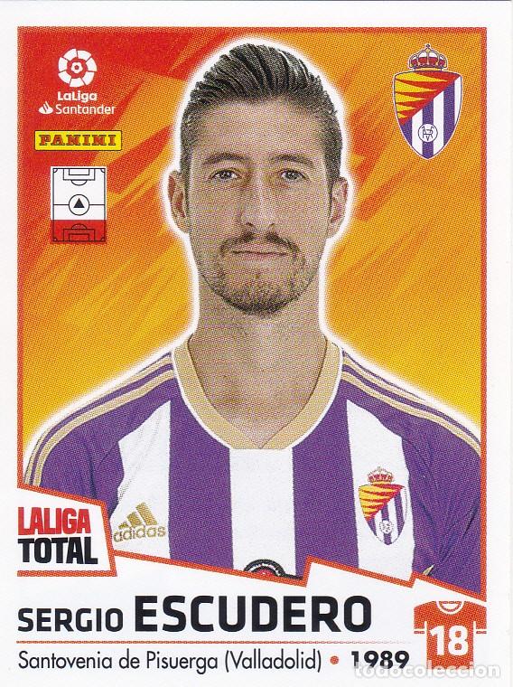 Football Stickers: LALIGA TOTAL 2022-23 * ESCUDERO N&ordm; 408 DEL VALLADOLID * NUEVO DE SOBRE (A-8)