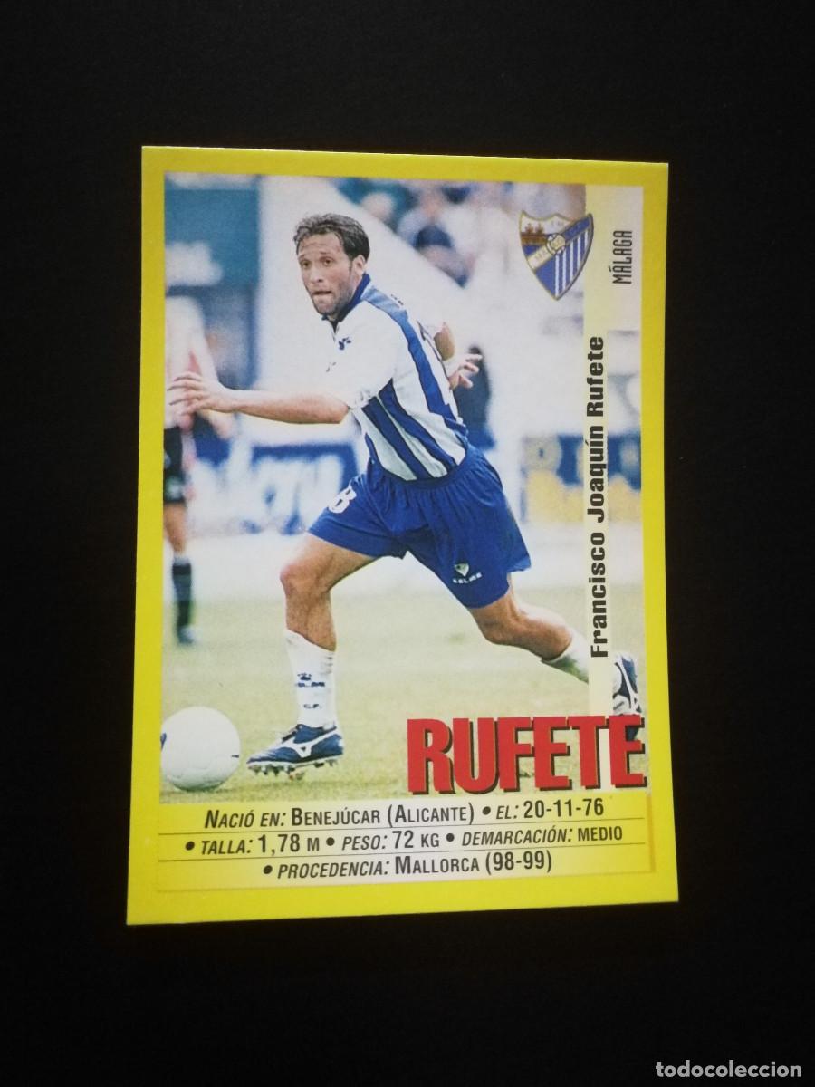 Fu&szlig;ball-Sticker: Rufete M&aacute;laga CF Panini Liga 1999/2000, 99/00, sin pegar