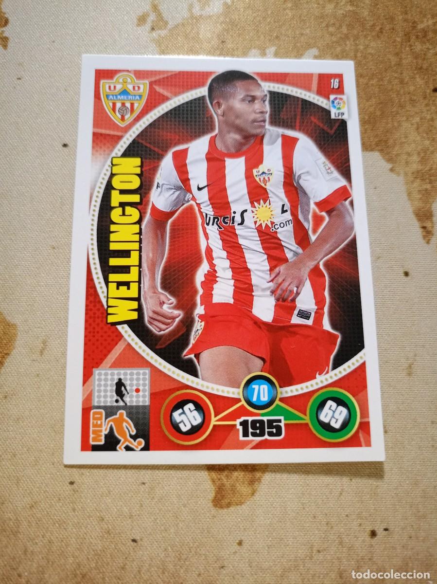 Cromos de f&uacute;tbol: Almer&iacute;a 16 WELLINGTON Adrenalyn 2014-15