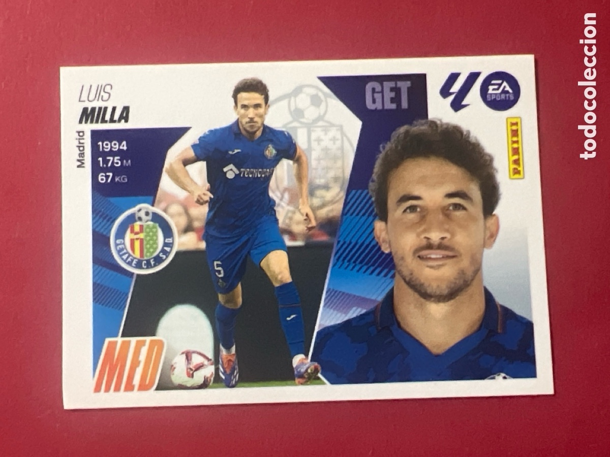 Fu&szlig;ball-Sticker: C88b. CROMO PANINI LIGA ESTE 2025-26 (25 - 26) - N&ordm; 14 - MILLA - GETAFE