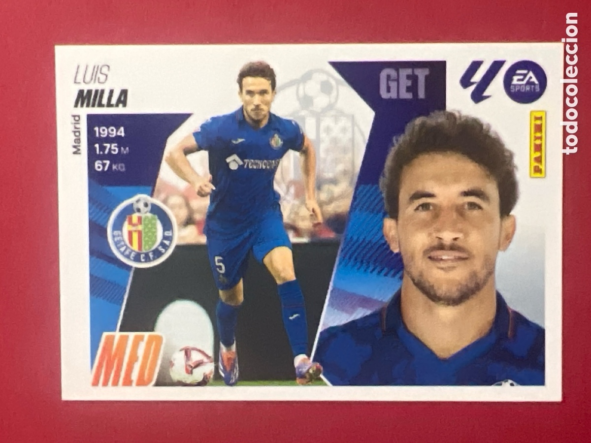 Fu&szlig;ball-Sticker: C85b. CROMO PANINI LIGA ESTE 2025-26 (25 - 26) - N&ordm; 14 - MILLA - GETAFE