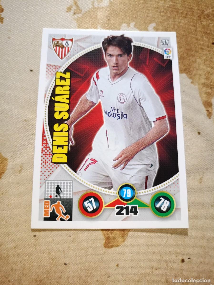 Cartes &agrave; collectionner de Football: Sevilla 315 DENIS SU&Aacute;REZ Adrenalyn 2014-15
