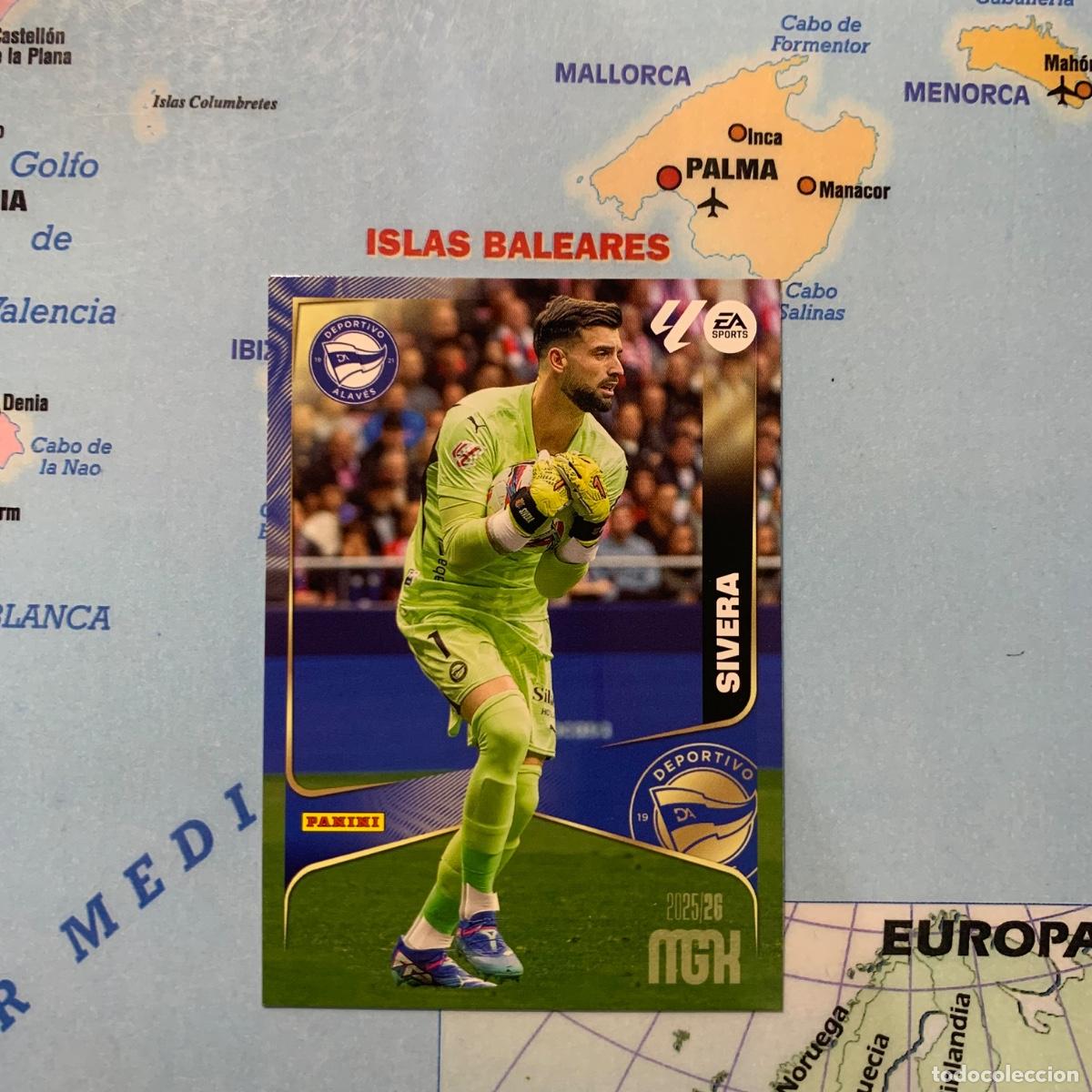 Cromos de f&uacute;tbol: Sivera n&uacute;mero 20 de Alav&eacute;s megacracks 25-26 2025-2026