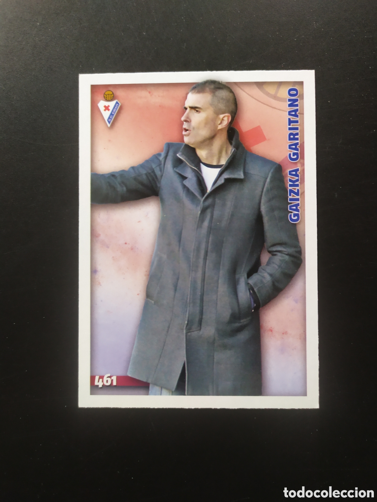 Cromos de f&uacute;tbol: Mundicromo fichas Liga 2014 2015 14 15 Gaizka Garitano n&deg; 461 Eibar