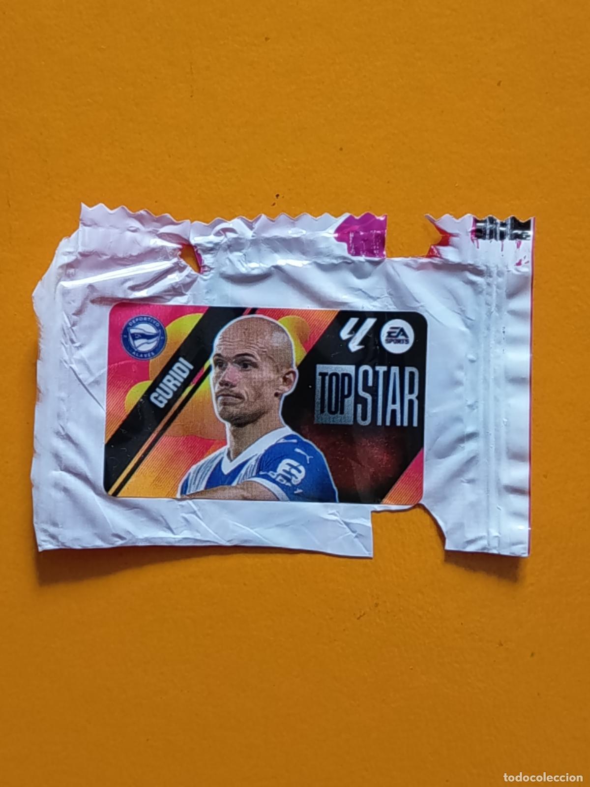 Cromos de Futebol: GURIDI. TOP STAR. DEPORTIVO ALAV&Eacute;S. CHICLES LIGA ESTE 2025-26. PANINI