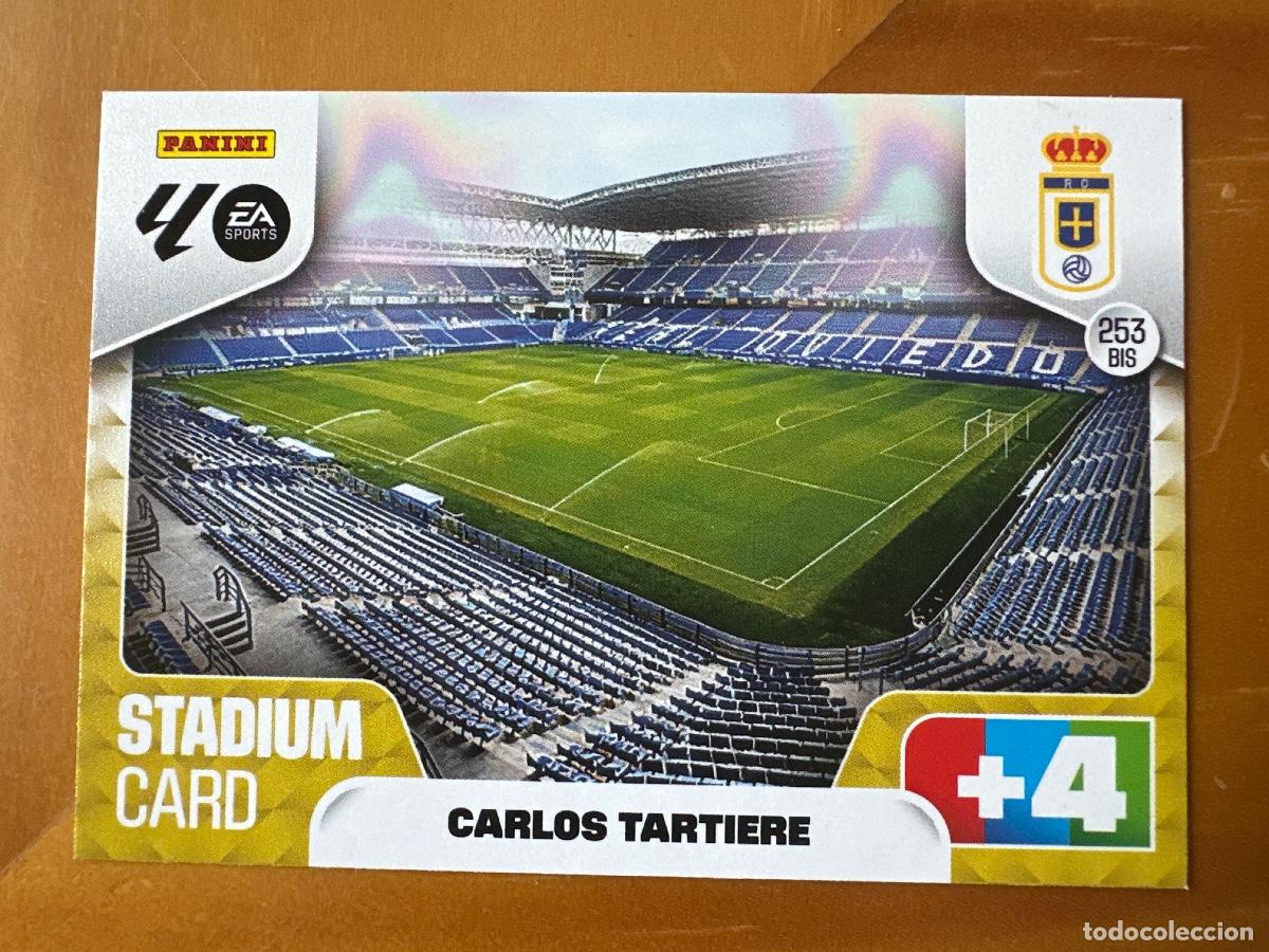 Fu&szlig;ball-Sticker: 253 BIS Stadium Card Carlos Tartiere, Real Oviedo, Panini Adrenalyn XL La Liga 2025 2026 25 26