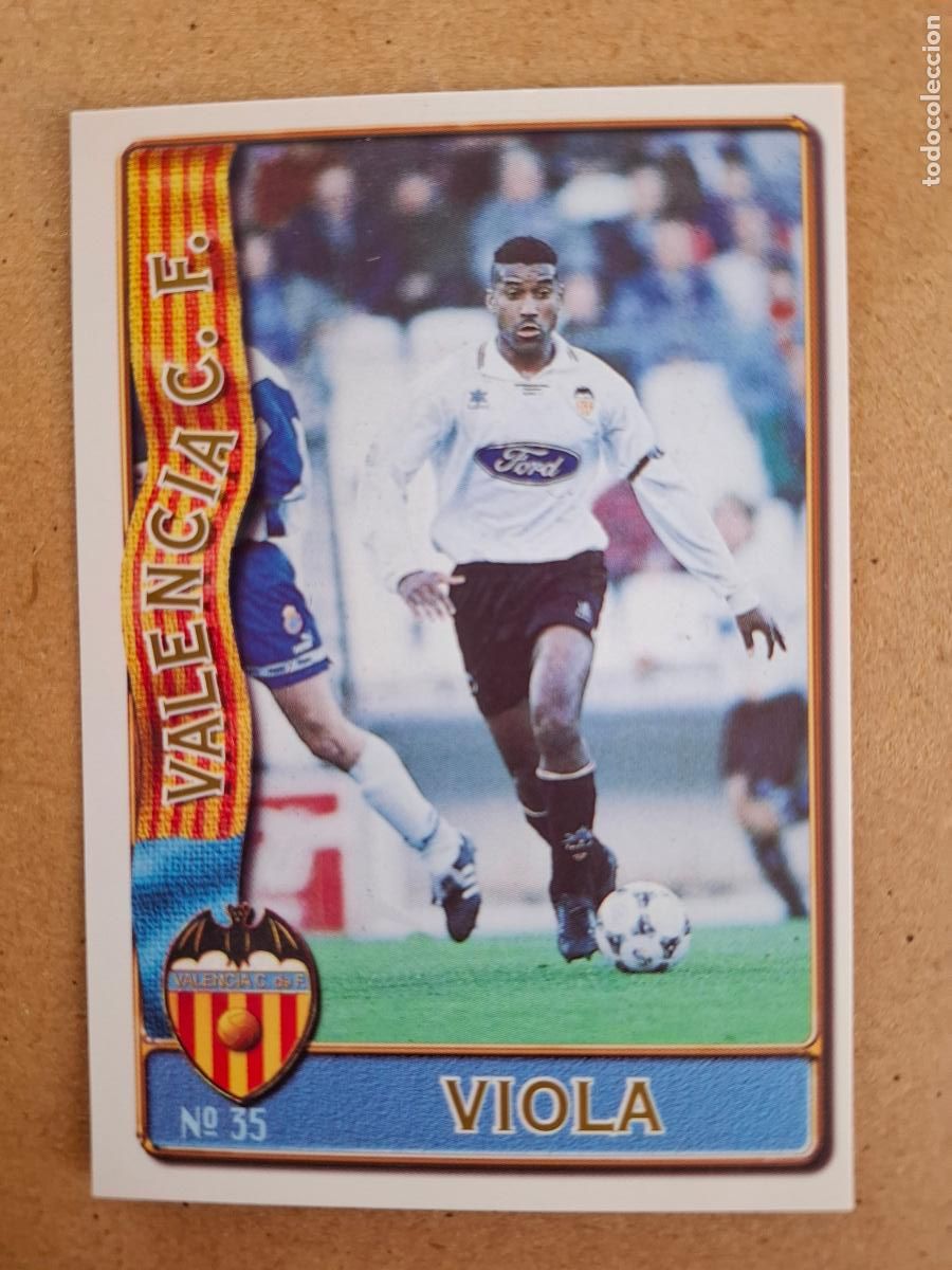 Cromos de F&uacute;tbol: MUNDICROMO 96 97 1996 1997 - 35 VIOLA ( BAJA ) - VALENCIA CF