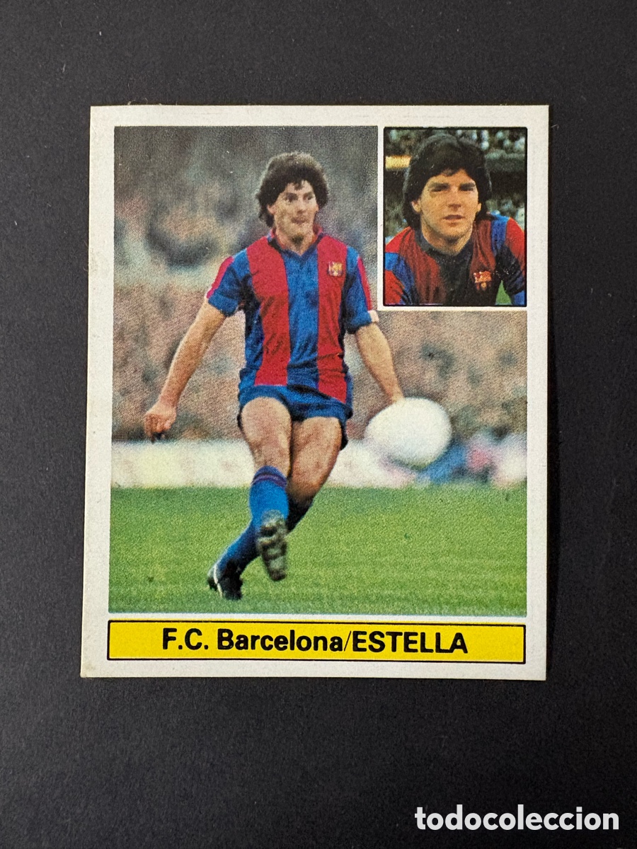 Football Stickers: LIGA ESTE 81 82 ESTELLA BARCELONA . Muy buen estado