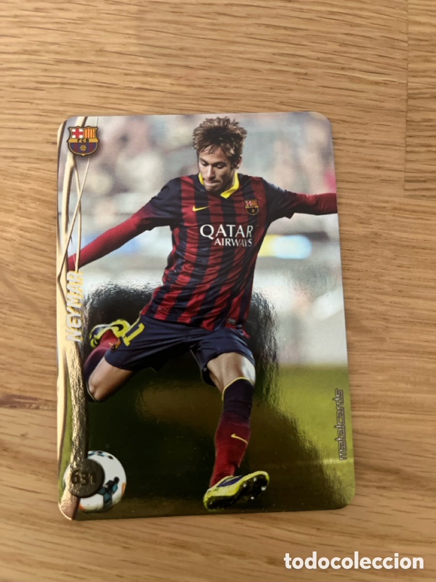 Cromos de F&uacute;tbol: Neymar top 2015 mundicromo
