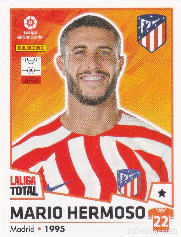 Fu&szlig;ball-Sticker: LALIGA TOTAL 2022-23 * MARIO HERMOSO N&ordm; 52 DEL AT MADRID * NUEVO DE SOBRE (A-8)