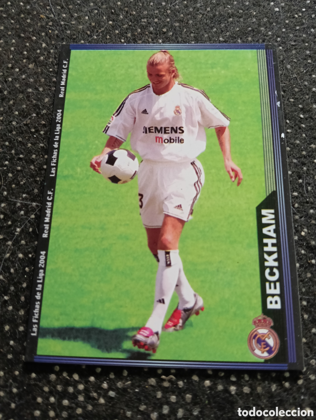 Cromos de F&uacute;tbol: DAVID BECKHAM REAL MADRID. 2003-2004 MUNDICROMO. N&ordm;19. PERFECTO ESTADO