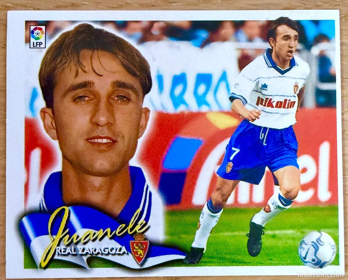 Cromos de F&uacute;tbol: JUANELE REAL ZARAGOZA 00 01 2000 2001 LIGA ESTE PANINI SIN PEGAR