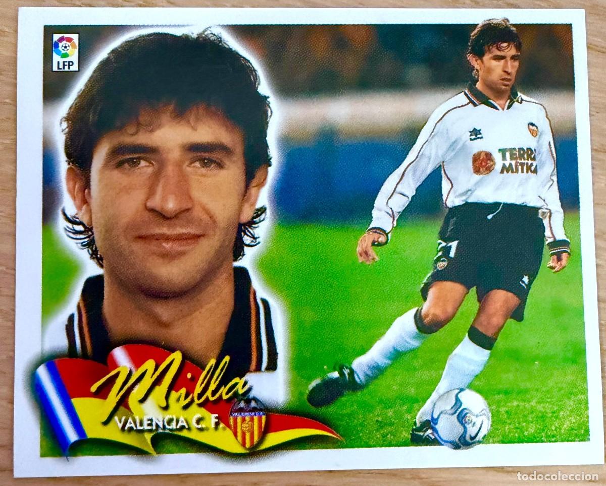Fu&szlig;ball-Sticker: LUIS MILLA VALENCIA 00 01 2000 2001 LIGA ESTE PANINI SIN PEGAR