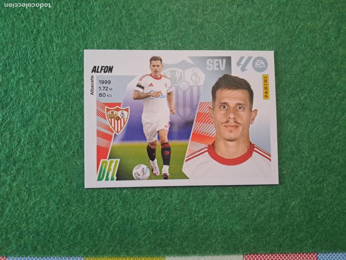 Fu&szlig;ball-Sticker: liga este 2025 2026 25 26 nuevo fichaje 16 alfon sevilla fc