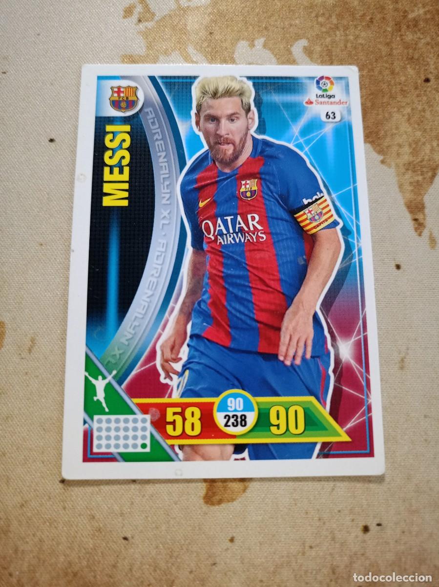 Figurine di Calcio: # Barcelona 63 MESSI Adrenalyn 2016-17