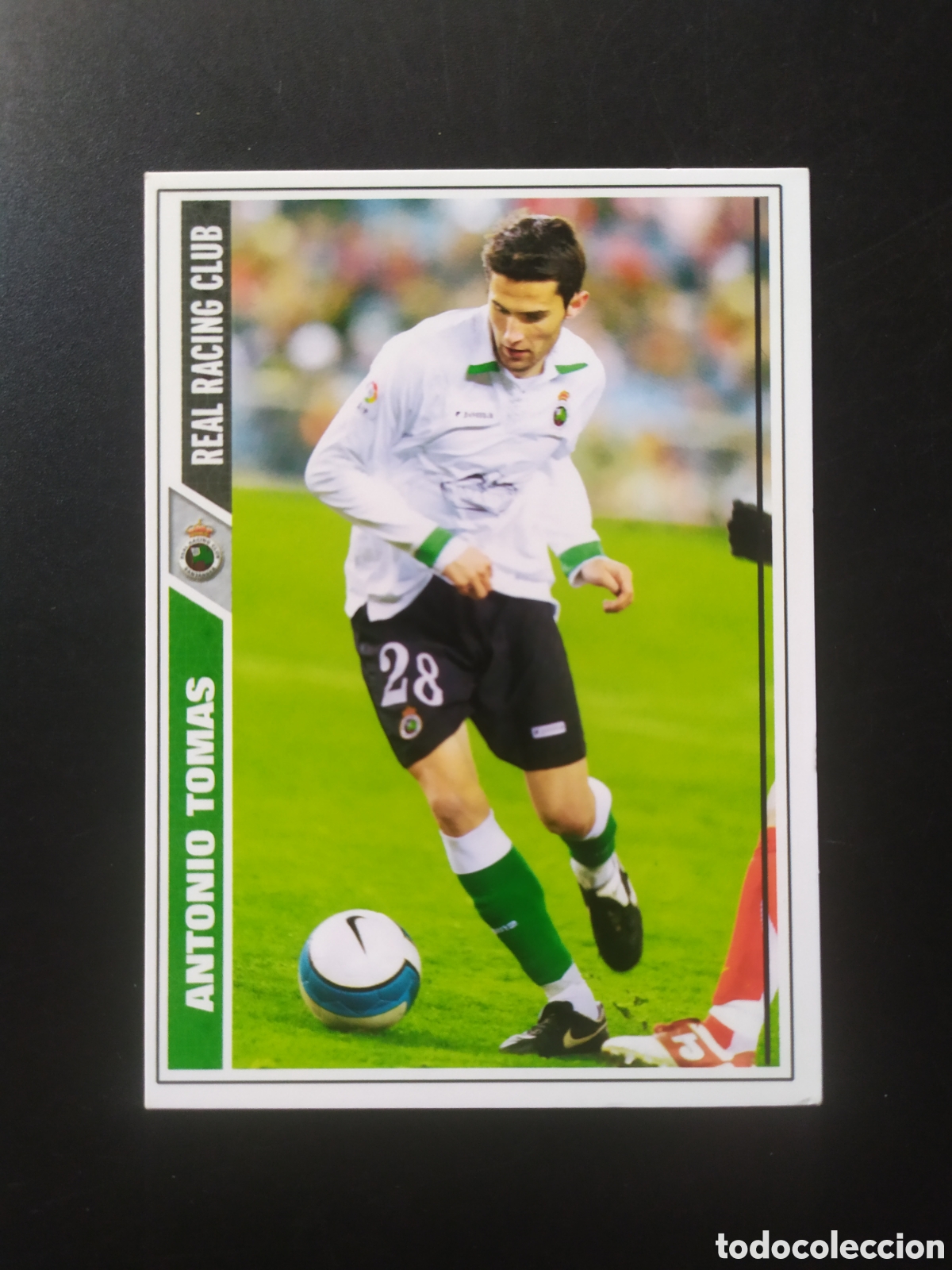 Fu&szlig;ball-Sticker: Mundicromo fichas Liga 2007 2008 07 08 Antonio Tom&aacute;s n&deg; 258 Racing Santander