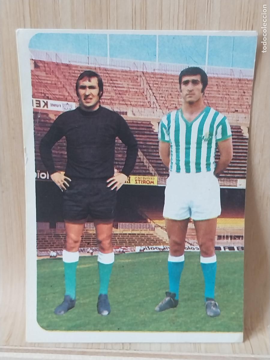Cromos de F&uacute;tbol: ESNAOLA - BISCOCHO - BETIS A&Ntilde;O 1975 75 76 CROMO 25 *** SIN PEGAR NUNCA RUIZ ROMERO
