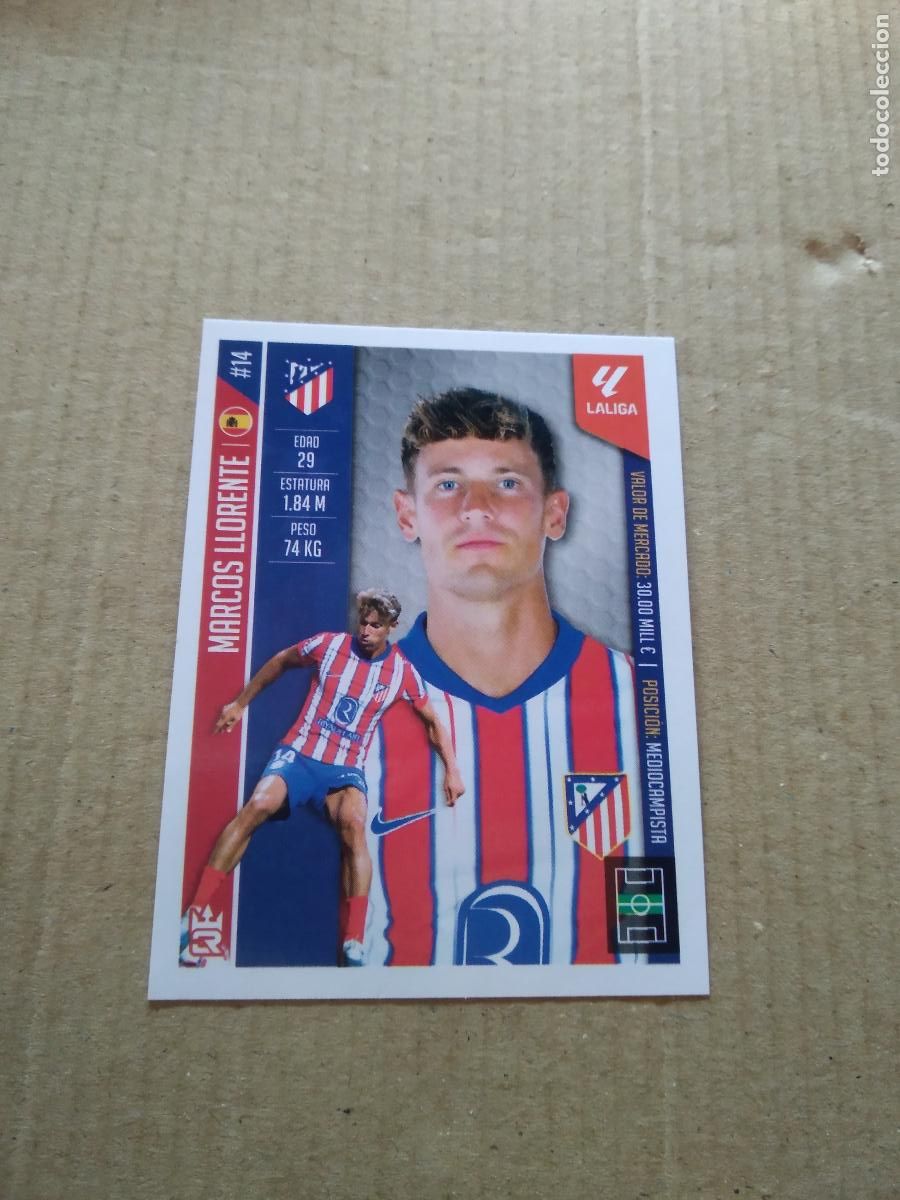 Cromos de F&uacute;tbol: 207 MARCOS LLORENTE ATLETICO MADRID CROMO FUTBOL LOS REYES DEL FUTBOL MUNDIAL RANKING DE CLUBES