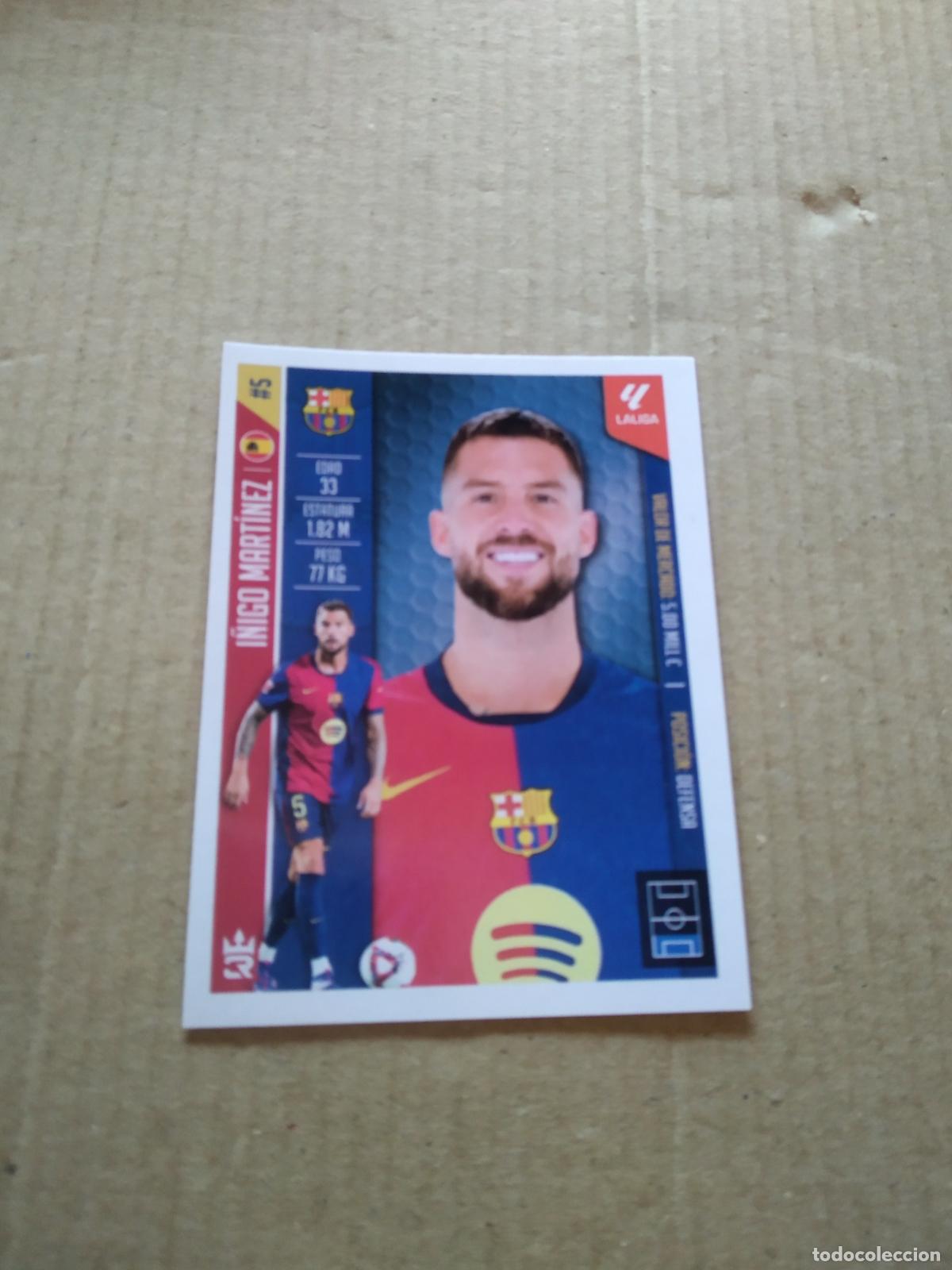 Figurine di Calcio: 221 I&Ntilde;IGO MARTINEZ BAR&Ccedil;A BARCELONA CROMO FUTBOL LOS REYES DEL FUTBOL MUNDIAL RANKING DE CLUBES