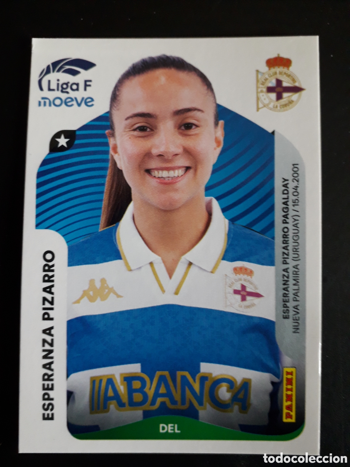 Cromos de f&uacute;tbol: ESPERANZA PIZARRO DEP CORU&Ntilde;A N&deg; 138 LIGA F FEMENINA 2025 2026 25 26 PANINI SIN PEG PEDIDO M&Iacute;NIMO 3&euro;