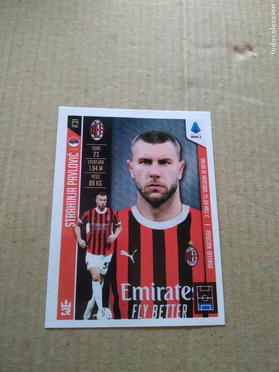 Figurine di Calcio: 253 PAVLOVIC AC MILAN CROMO FUTBOL LOS REYES DEL FUTBOL MUNDIAL RANKING DE CLUBES