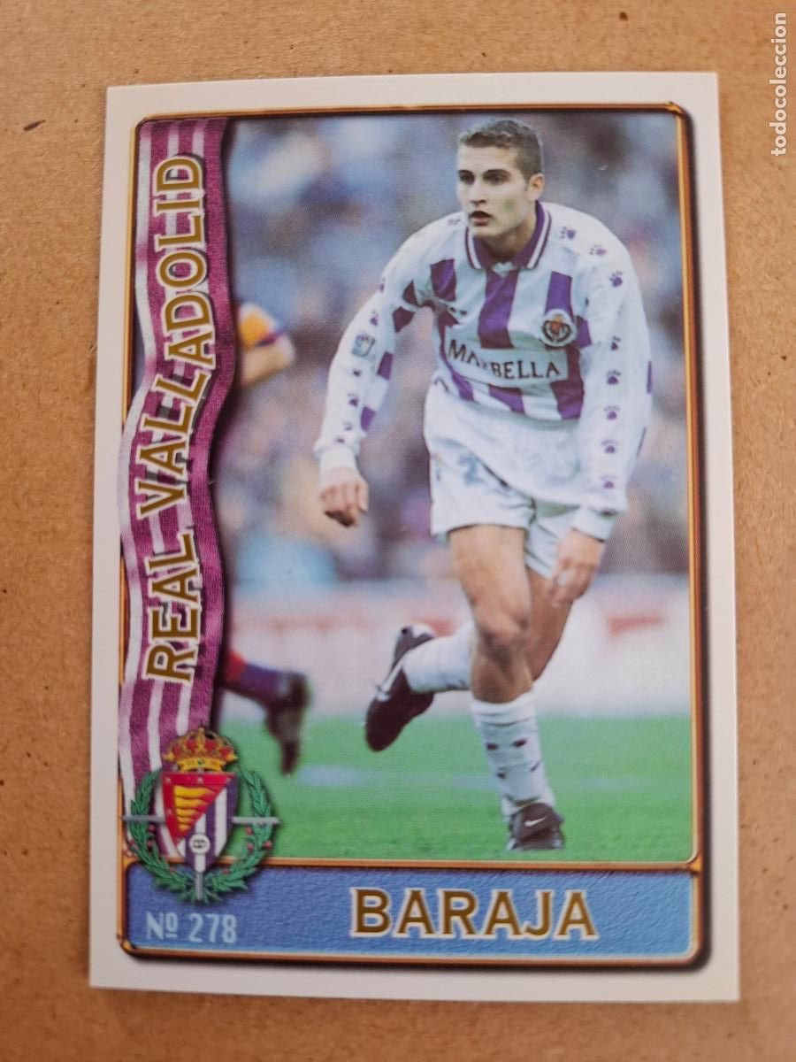 Cromos de F&uacute;tbol: MUNDICROMO 96 97 1996 1997 - 278 BARAJA ( BAJA ) - REAL VALLADOLID