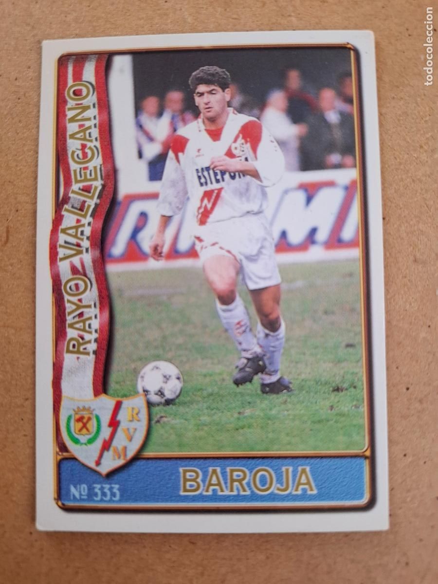 Cromos de F&uacute;tbol: MUNDICROMO 96 97 1996 1997 - 333 BAROJA ( BAJA ) - RAYO VALLECANO