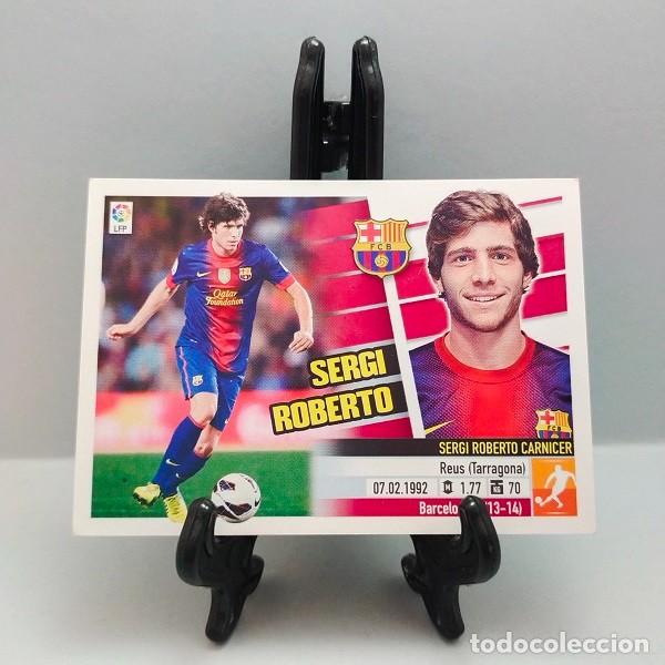 Football Stickers: 13 SERGI ROBERTO FC BARCELONA CROMO LIGA EDICIONES ESTE 2013 2014 13 14 NUNCA PEGADO