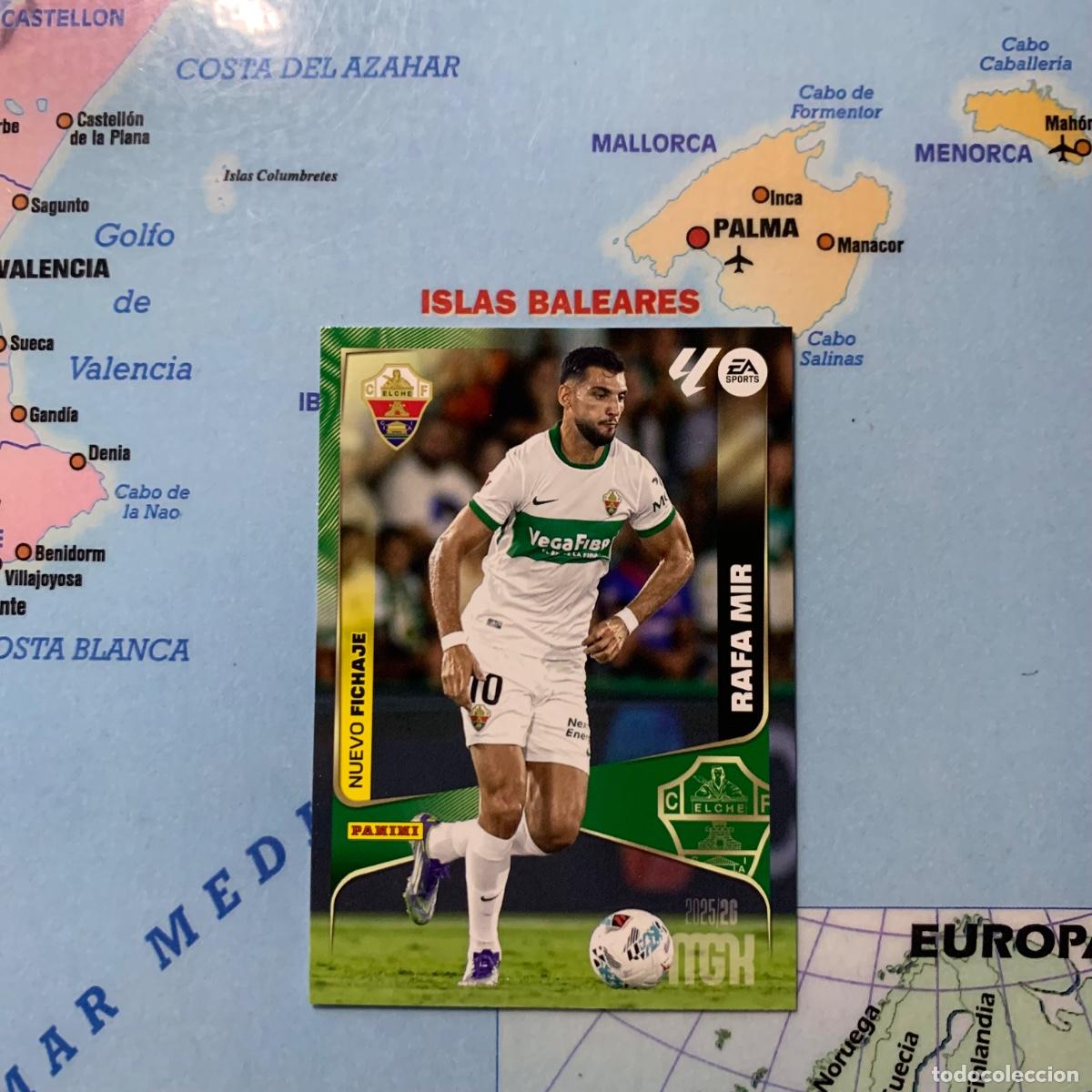 Cromos de F&uacute;tbol: Rafa Mir nuevo fichaje n&uacute;mero 473 del Elche Megacracks 25-26 2025-2026